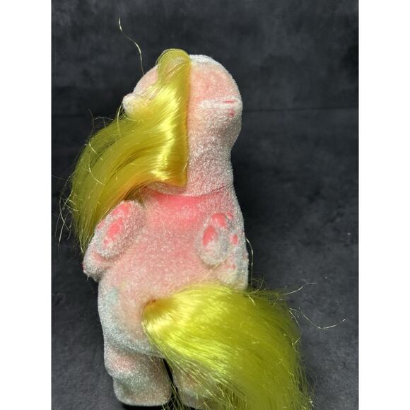 G1 Hasbro My Little Pony SO SOFT Flocked - BEST WISHES - Vintage - Picture 4 of 8